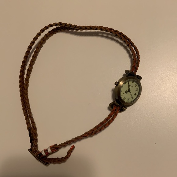 Strappy orange Boho watch - Picture 4 of 6